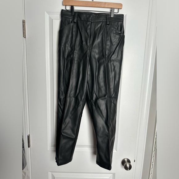 HM Faux Leather Pants - Picture 1 of 5